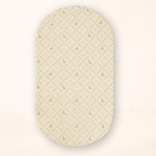 OILO Oilo Butter Yellow Duck Convertible Moses Basket Sheet & Extra Small Changing Pad Cover