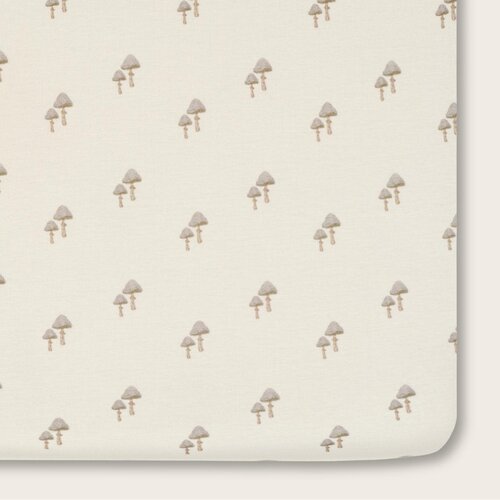 OILO Oilo Mushroom Crib Sheet