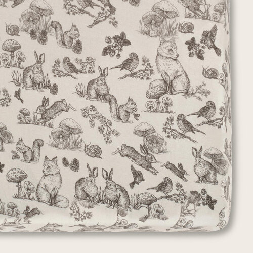 OILO Oilo Woodland Nursery Crib Sheet