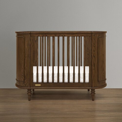 Bellini Bellini Provence 4-in-1 Oval Convertible Crib & Breathable Luxury Mattress