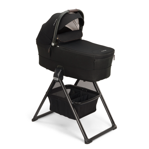 Nuna Nuna Mixx Bassinet + Stand Caviar/Chocolate