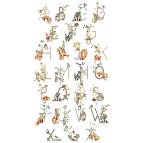 Streamline Art Streamline Art Woodland Friends Alphabet