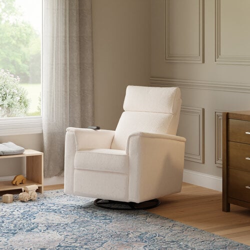 Namesake Namesake Willa Deluxe Power Glider Recliner w/Heat&Massage in