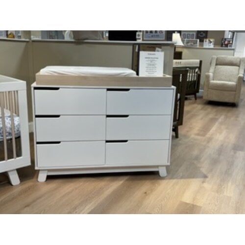 Hudson 6-Drawer Dresser White Floor Sample 30% OFF