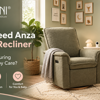 Is the Appleseed Anza Power Recliner Easy to Use During Nighttime Baby Care?