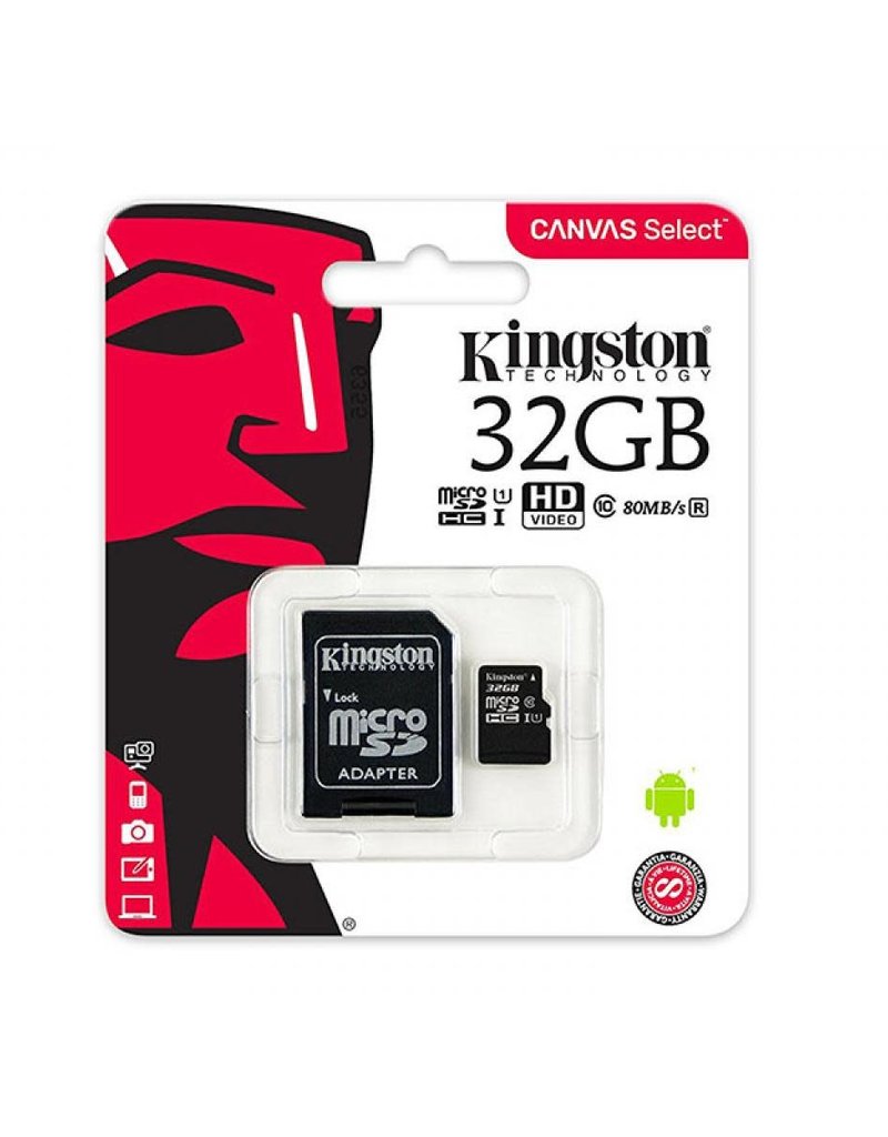 Kingston Kingston 32GB Micro SD With Adapter 100MB/s SDCS2/32GB