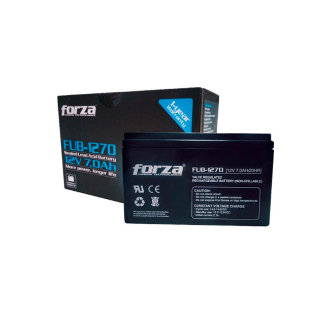 Forza Forza FUB-1270 7AH 12V Rechargeable Battery