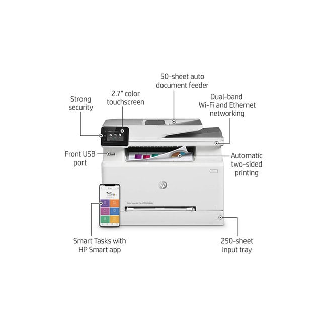 HP M283FDW Laser Colour Printer Scanner Copier