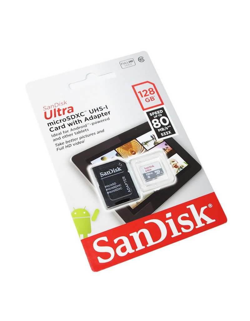 Sandisk Sandisk Micro SDXC 128GB Ultra SDSQUNR-128G-GN6TA