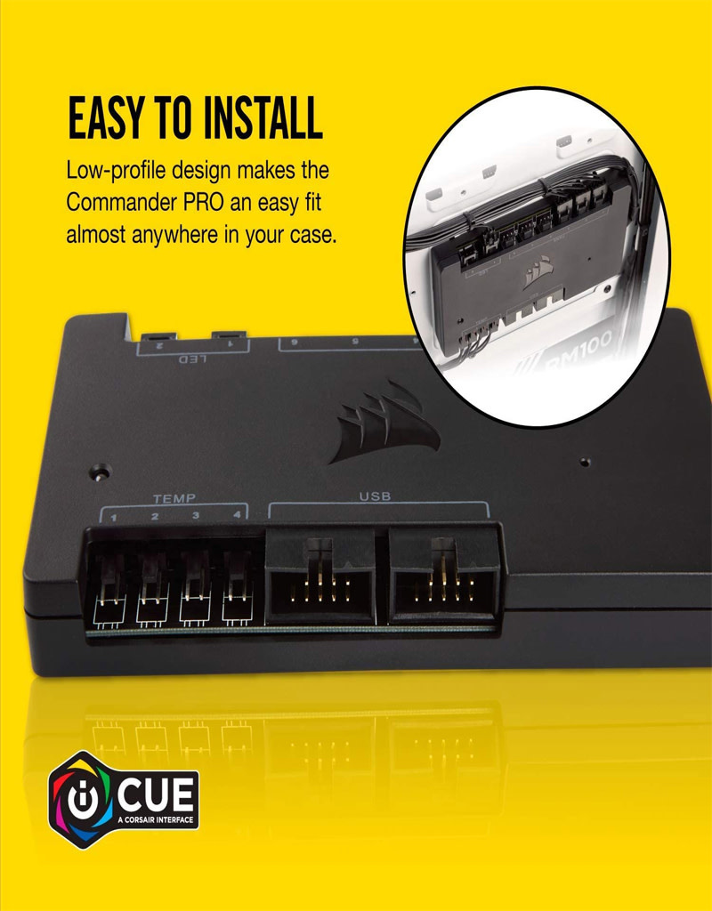 Corsair iCUE Commander PRO Smart RGB Lighting and Fan Speed Controller -  Super Technologies Limited