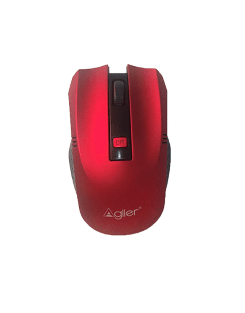 Agiler wireless mouse black and grey rubber AGI-2095RD Super