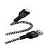 Argom ARGOM Dura Form Lightning USB Cable Braided 6ft  ARG-CB-0023BK