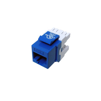 Bell CAT6 Unshielded Keystone Jack - Blue BC6-KSJB