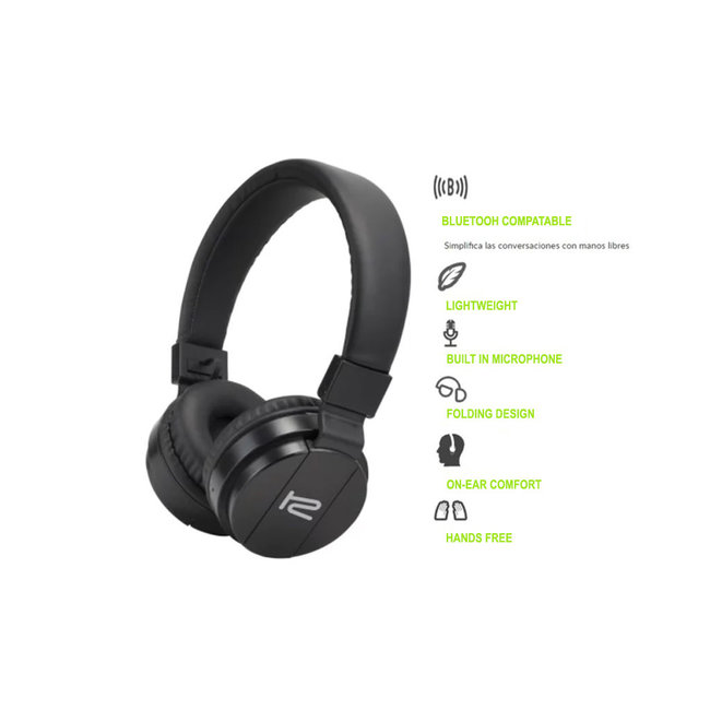 Klip Wireless Bluetooth On-Ear Headset KHS-620BK