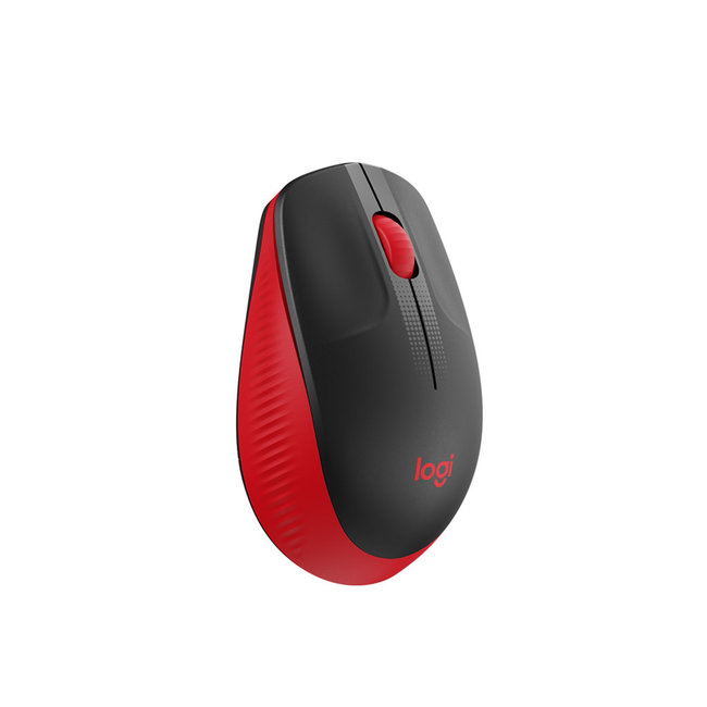 Logitech M190 Full-size Wireless Mouse Red & Black 910-005904