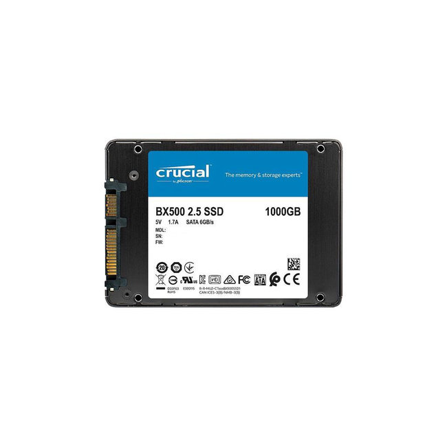 Crucial 1TB SSD 2.5in SATA 6.0GB/s BX500 1TB