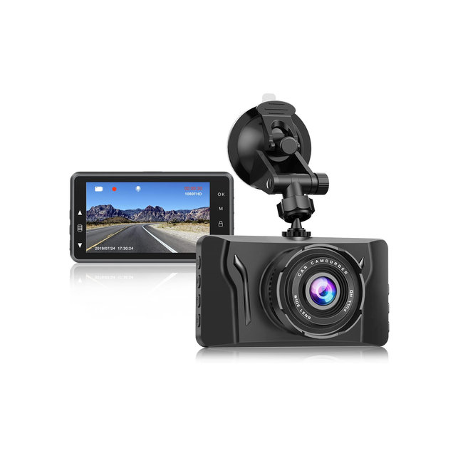 1080P FHD Car Dash Camera Car Camera Recorder 3Inch Screen, Night Vision, Parking Monitor