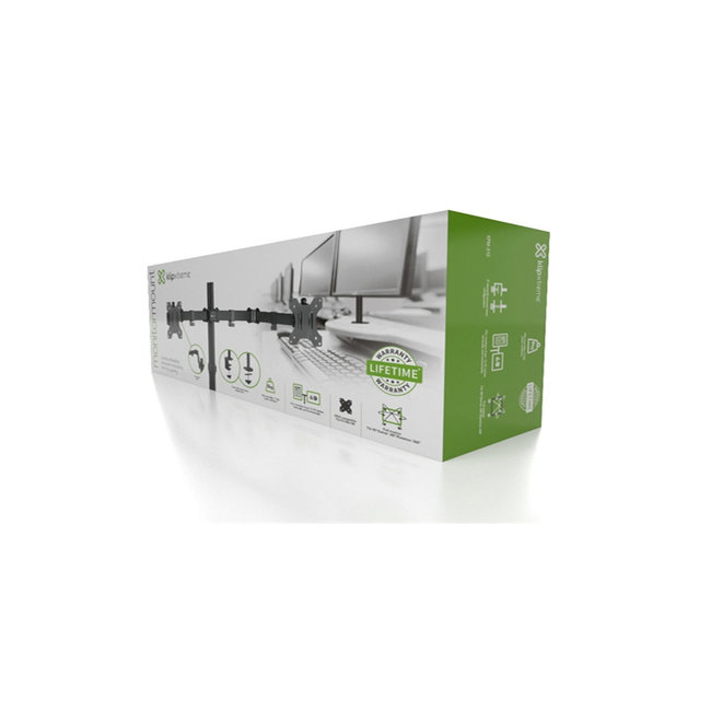 Klipx Double Mount Monitor Bracket 13" - 32" KPM-310