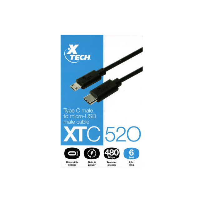 Xtech Type C Male to Micro USB XTC-520