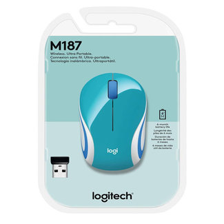 Logitech Logitech M187 Mini Optical USB 1000dpi 3 Buttons 910-005363