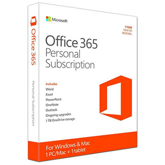 Microsoft Microsoft Office 365 Personal Single User 1 Year Subscription