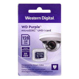 WD WD 128GB Purple Micro SD Surveillance Class WDD128G1P0C