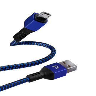 Argom ARGOM Dura Form Micro USB Cable Braided 6ft  ARG-CB-0021BL