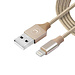 UNNO UNNO Cable Lightning Braided 5ft / 1.5m Gold - CB4061GD