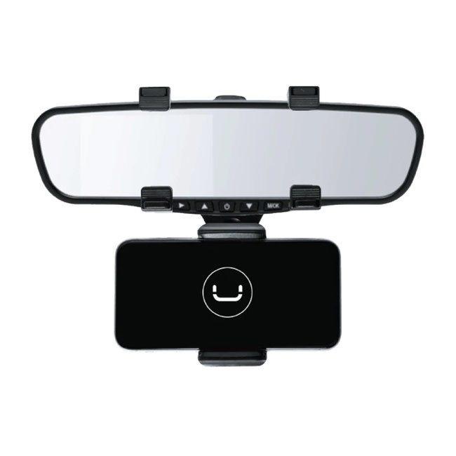 UNNO Cell Phone Holder for Rear View Mirror - CH3008BK
