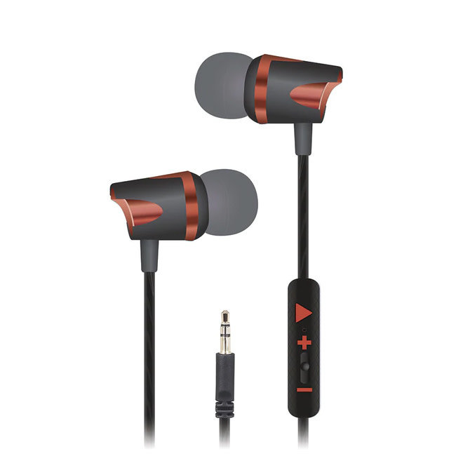 UNNO Earbuds SoulBuds 3.5mm with MIC - Red - HS7009RD
