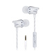 UNNO UNNO Earbuds SoulBuds 3.5mm with MIC - Silver - HS7009SV