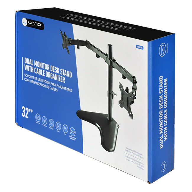 UNNO Stand Dual Monitor 12" - 32" - TM8001BK