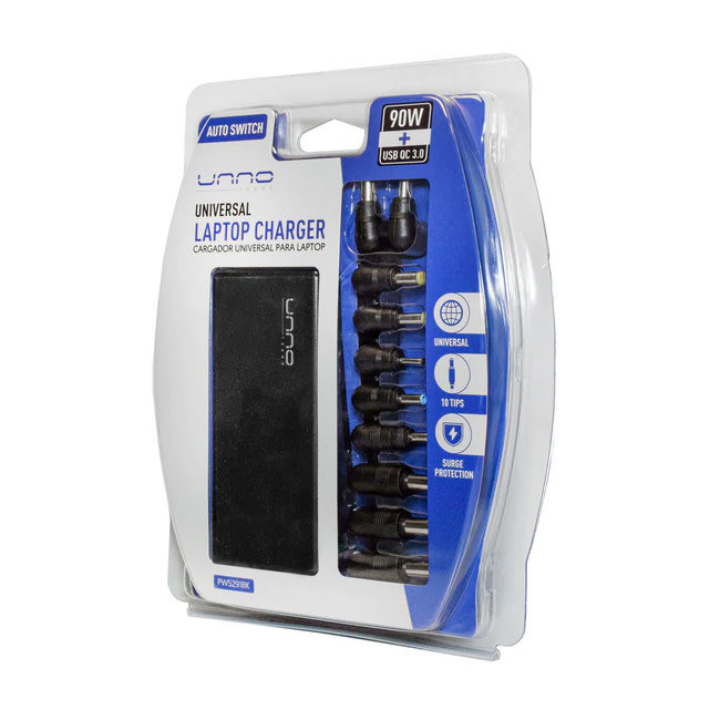 UNNO Universal Laptop Charger Auto Switch 90W - PW5291BK