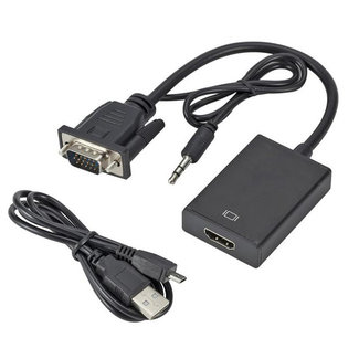 IMEXX IMEXX VIDEO ADAPTER - VGA M to HDMI F micro-USB power Cable inluded IME-10474