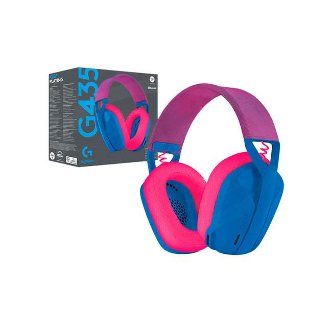 Logitech G435 Blue Bluetooth Lightspeed Gaming Headset