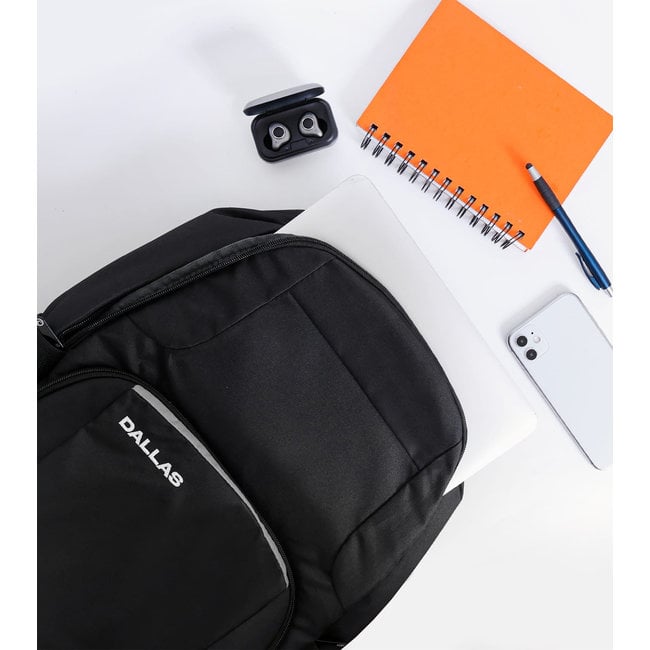 UNNO Notebook Backpack 15.6" Dallas - Black - BG2501BK