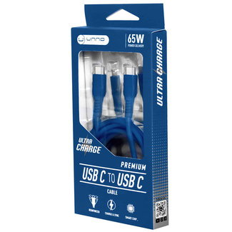 UNNO UNNO Cable Type C to Type C - Blue 1.5m - CB4073BL