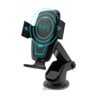 UNNO UNNO Cell Phone Holder with Wireless Charger CH3009BK