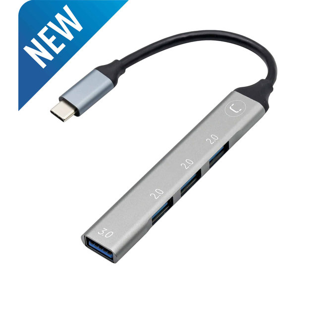 UNNO Hub 4-Ports USB 3.0 x 1 & USB 2.0 x 3 - HB1013SV