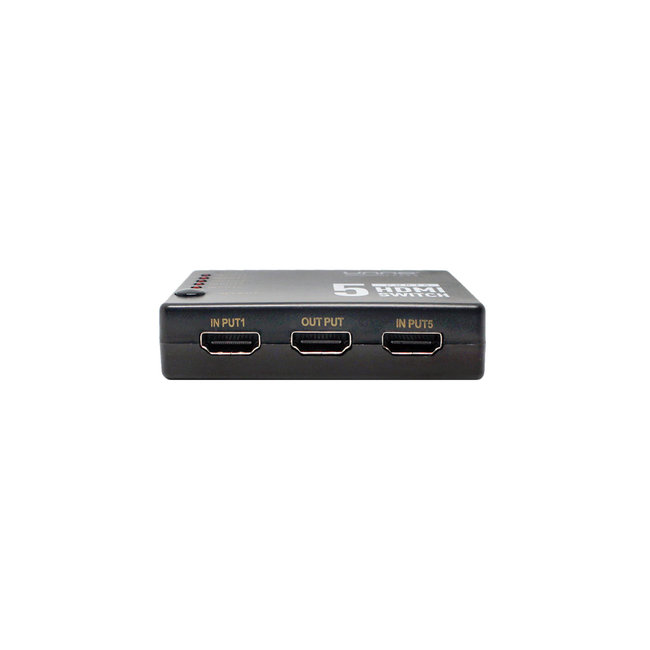 UNNO Switch HDMI 5 Ports - HB1203BK