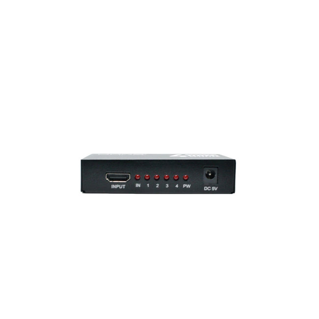 UNNO 4 Ports HDMI Splitter 4K/3D HB1205BK