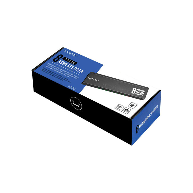 UNNO Splitter HDMI 8 Ports - HB1206BK