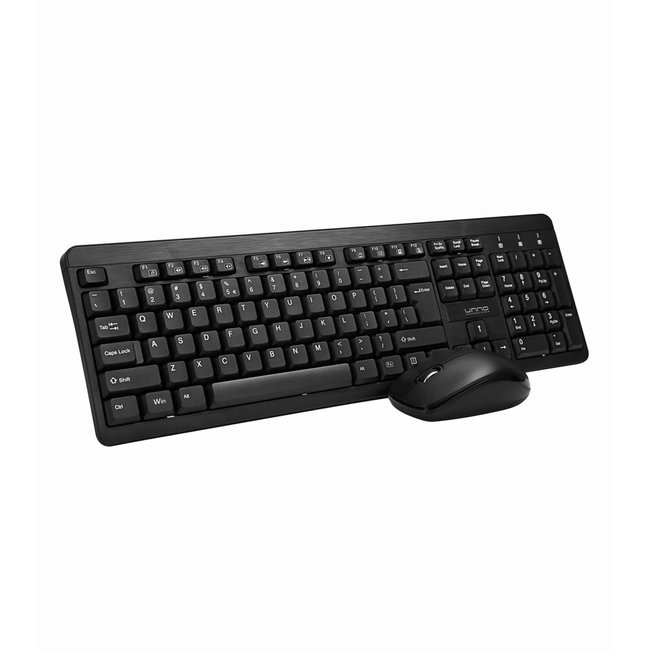 UNNO UNNO Keyboard & Mouse Combo Klass Wireless English