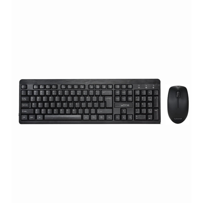 UNNO Keyboard & Mouse Combo Klass Wireless English