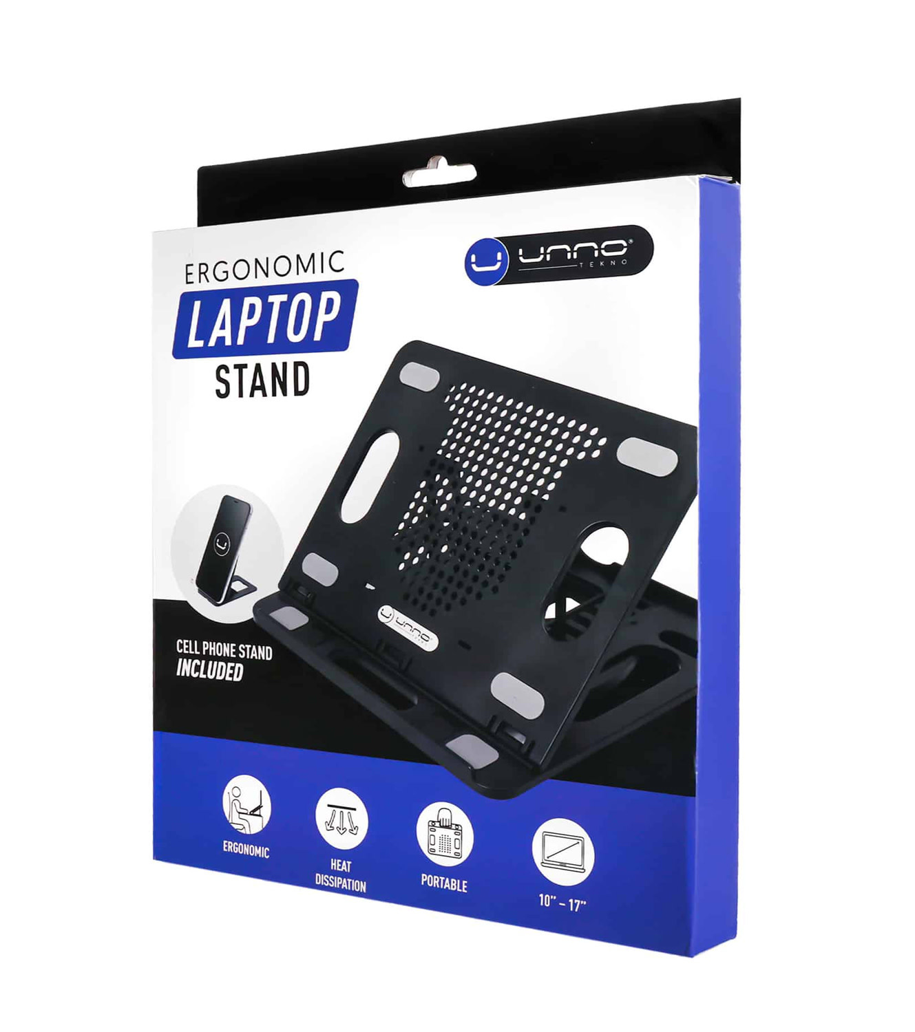 UNNO Laptop Stand Ergonomic with phone stand NC6115BK Super