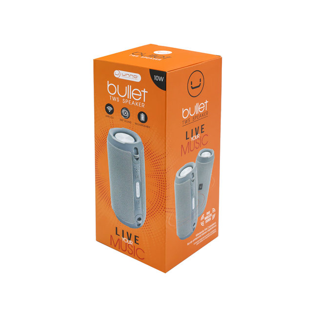 UNNO Speaker Bullet BT TWS - Grey - SP9213GY