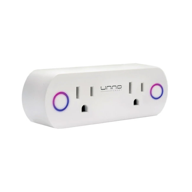 UNNO Smart WiFi Double Plug White - PW5302WT