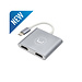 UNNO UNNO USB C to Dual HDMI Hub / Adapter HB1103SV