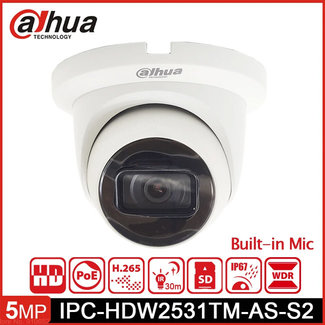DAHUA Dahua 5MP Network IP Dome Camera With Mic 2.8mm H.265+