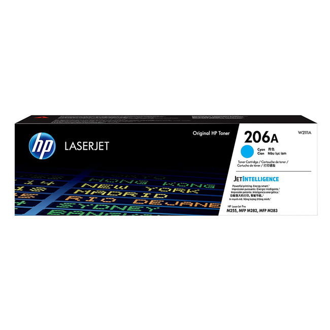 HP 206A Cyan LaserJet Toner Cartridge W2111A